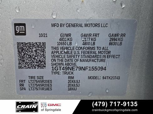 Used 2022 GMC Sierra 2500 SLT AWD/4WD image 33