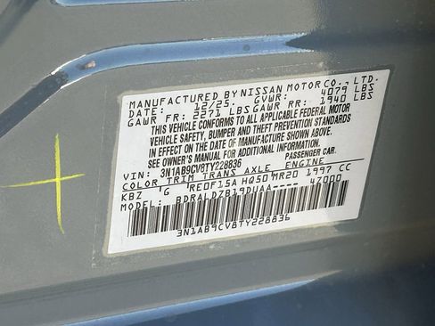 New 2026 Nissan Sentra SV w/ Floor Mat Package image 20