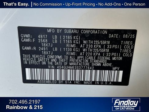 New 2025 Subaru Crosstrek 2.5i Limited w/ Crosstrek Mirror Package image 33