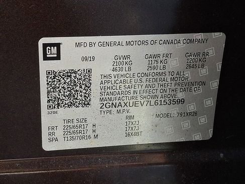Used 2020 Chevrolet Equinox LT AWD/4WD image 22