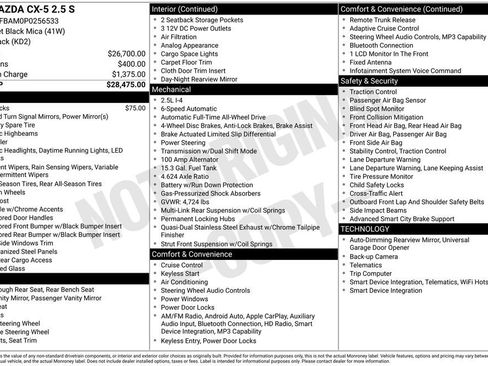 Certified 2023 MAZDA CX-5 AWD 2.5 S image 9