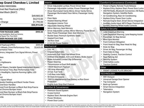 Used 2024 Jeep Grand Cherokee L Limited w/ Trailer Tow Package image 4