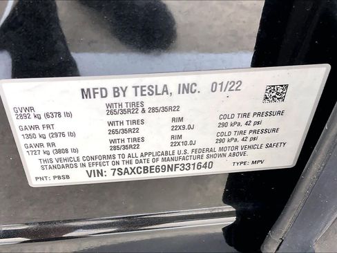 Used 2022 Tesla Model X Plaid AWD/4WD image 34