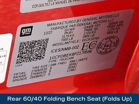 Used 2023 Chevrolet Silverado 1500 Custom w/ Rally Edition image 39