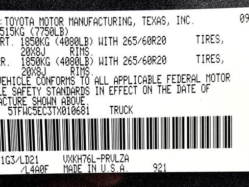 New 2026 Toyota Tundra Limited image 25