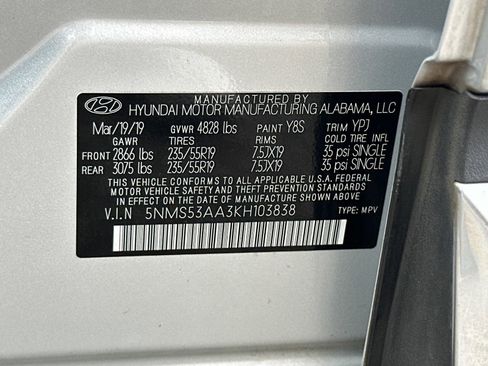 Used 2019 Hyundai Santa Fe Limited FWD image 37