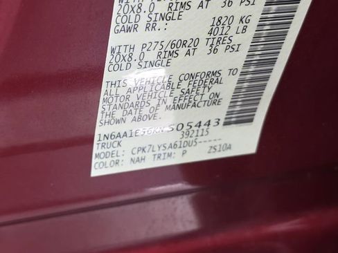 Used 2019 Nissan Titan Platinum Reserve image 50