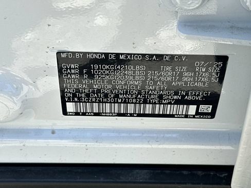 Used 2026 Honda HR-V LX image 27