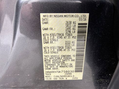 Used 2016 Nissan Frontier SV w/ SV Value Truck Package image 27