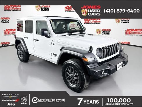 Certified 2025 Jeep Wrangler Unlimited Sport AWD/4WD image 1