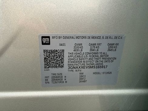 Used 2021 Chevrolet Equinox Premier AWD/4WD image 18