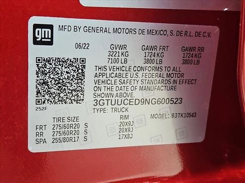 Used 2022 GMC Sierra 1500 Elevation w/ Elevation Premium Package AWD/4WD image 23