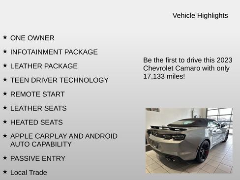 Used 2023 Chevrolet Camaro SS w/ Redline Edition image 7