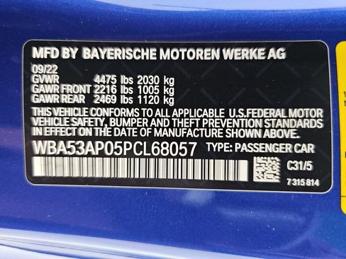 Used 2023 BMW 430i Coupe w/ M Sport Package RWD image 50