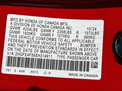 Used 2025 Honda Civic FWD Hybrid Sedan image 31