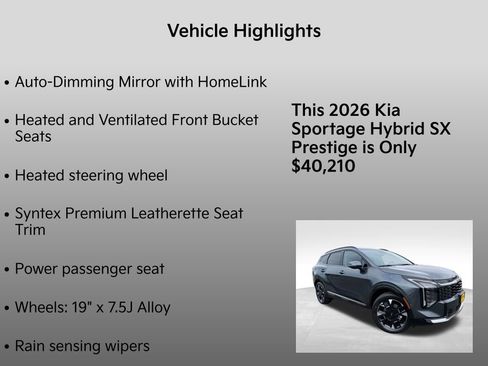 New 2026 Kia Sportage SX Prestige image 10