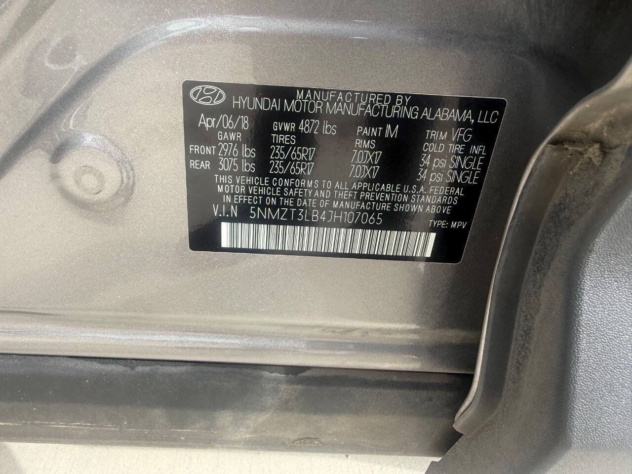 Used 2018 Hyundai Santa Fe Sport w/ Cargo Package FWD image 28