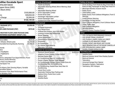 Used 2025 Cadillac Escalade Sport w/ Touring Package image 31