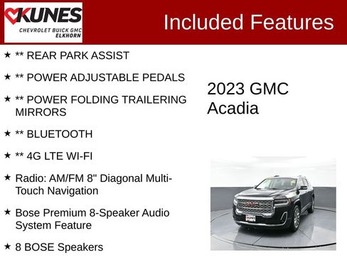 Used 2023 GMC Acadia Denali image 3