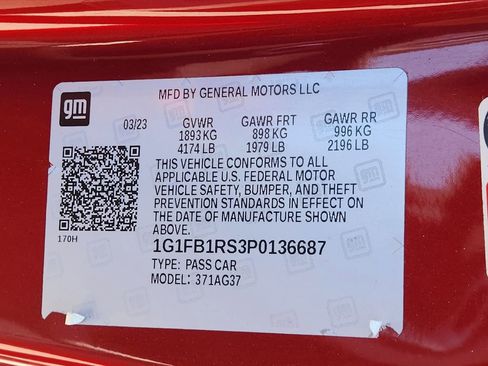 Used 2023 Chevrolet Camaro LT image 31