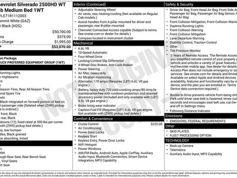 Certified 2024 Chevrolet Silverado 2500 W/T image 3