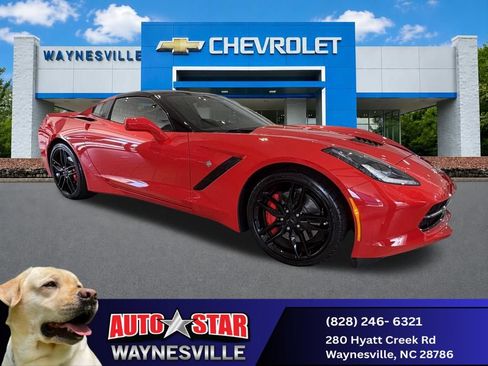 Used 2018 Chevrolet Corvette Stingray Coupe w/ Battery Protection Package RWD image 1