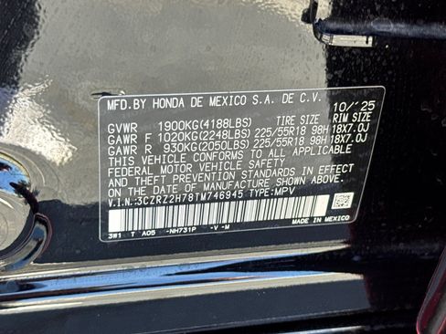 Used 2026 Honda HR-V EX-L image 40