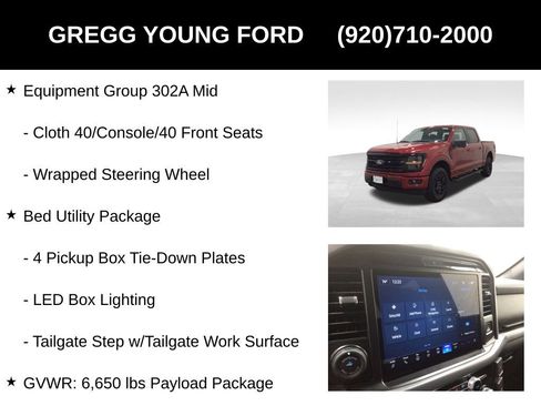 New 2025 Ford F150 XLT w/ Equipment Group 302A MID image 25