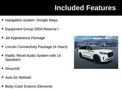 New 2026 Lincoln Aviator Reserve w/ Jet Appearance Package AWD/4WD image 6