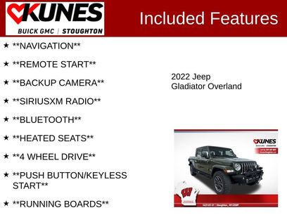 Used 2022 Jeep Gladiator Overland w/ Cold Weather Group