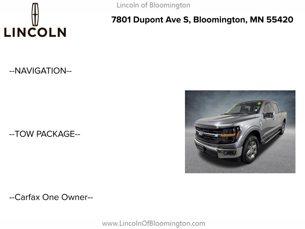 Used 2024 Ford F150 XLT w/ Equipment Group 302A MID AWD/4WD image 5