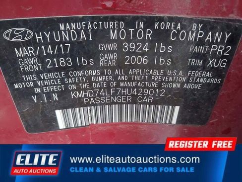 Used 2017 Hyundai Elantra SE image 17