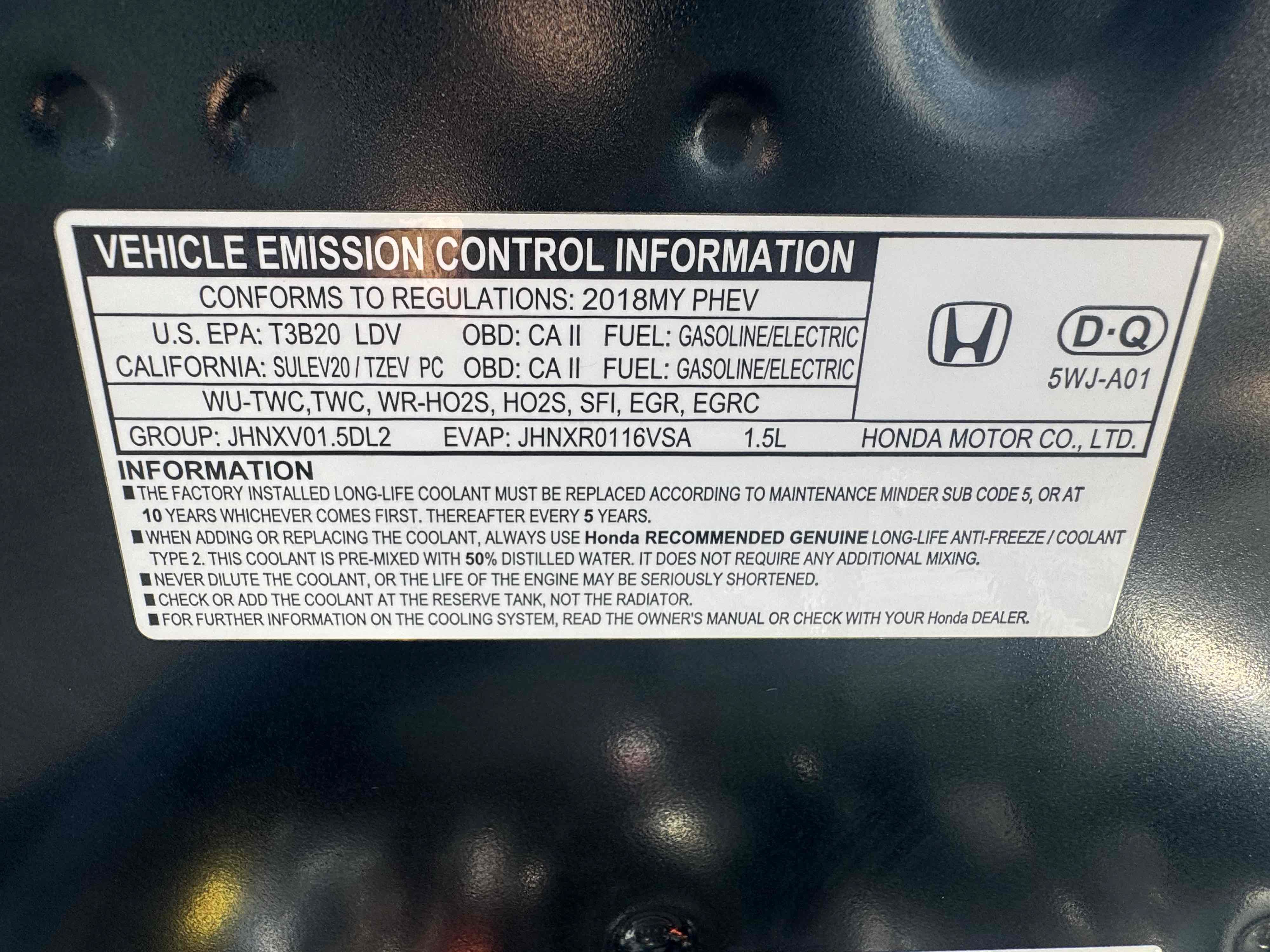 Used 2018 Honda Clarity Touring image 31