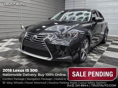 Used 2018 Lexus IS 300 w/ Comfort Package