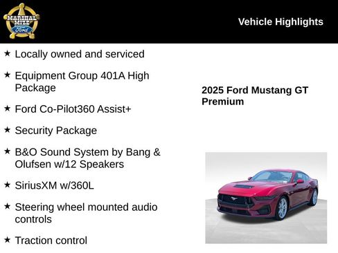 Used 2025 Ford Mustang GT Premium RWD image 2