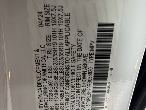 Used 2024 Honda Odyssey Elite image 75