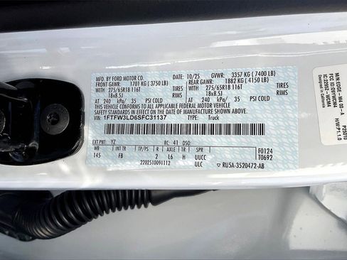 New 2025 Ford F150 XLT w/ Equipment Group 301A Standard image 13