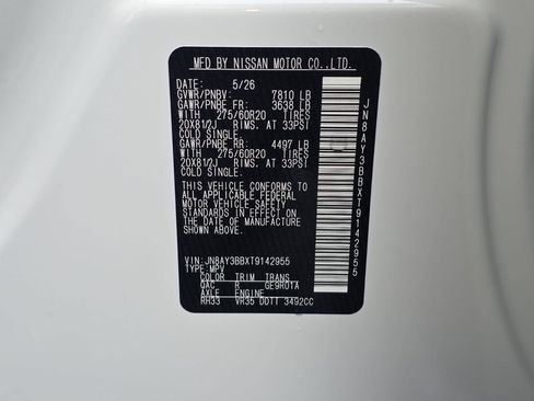New 2026 Nissan Armada SL w/ Captain's Chari Seat Package AWD/4WD image 33