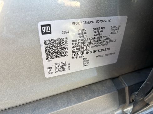 Used 2024 Chevrolet Tahoe RST w/ Luxury Package image 37