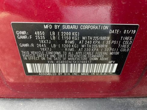 Used 2019 Subaru Outback 3.6R Limited AWD/4WD image 33