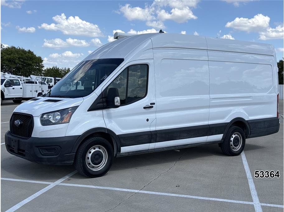 Used 2023 Ford Transit 350 148 High Roof Extended w/ Upfitter Package RWD image 1