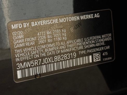 Used 2020 BMW 330i xDrive Sedan w/ Premium Package AWD/4WD image 75