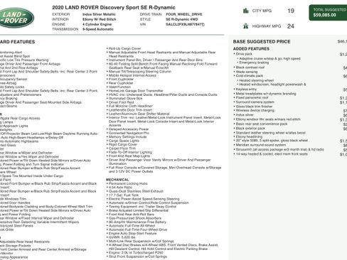 Used 2020 Land Rover Discovery Sport SE R-Dynamic image 14