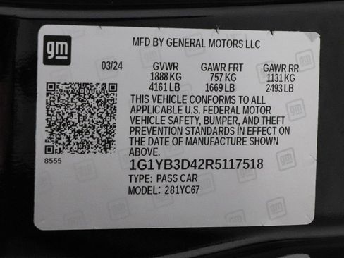 Used 2024 Chevrolet Corvette Stingray Preferred Conv w/ Z51 Performance Package image 7