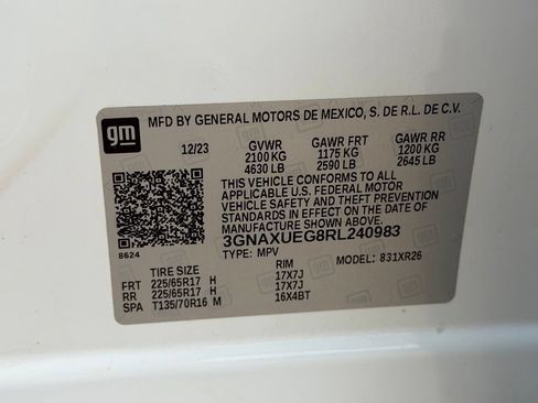 Used 2024 Chevrolet Equinox LT AWD/4WD image 30