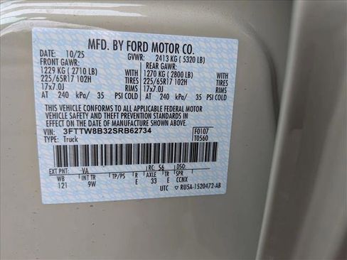 New 2025 Ford Maverick XL w/ Equipment Group 101A image 16