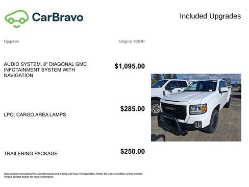 Used 2022 GMC Canyon Elevation w/ Trailering Package AWD/4WD image 16