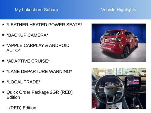 Used 2022 Jeep Compass Limited AWD/4WD image 9
