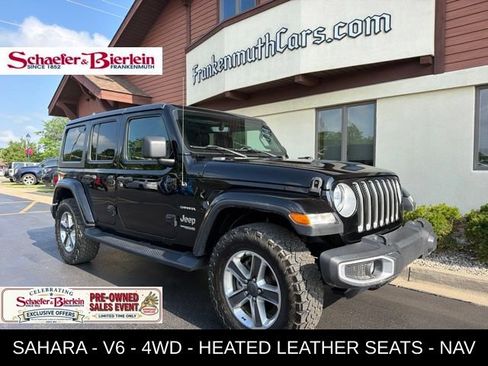 Used 2020 Jeep Wrangler Unlimited Sahara AWD/4WD image 2
