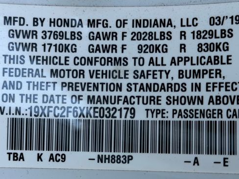 Used 2019 Honda Civic LX image 29
